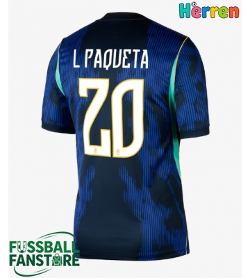 Brasilien Lucas Paqueta #20 Replik Auswärtstrikot WM 2026 Kurzarm
